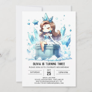 Invitación Feliz cumpleaños de la princesa Castle