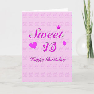Invitación Feliz cumpleaños del dulce 16