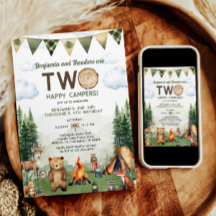 Feliz cumpleaños doble conjunto de Camper