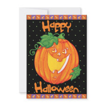 Feliz cumpleaños fiesta de Halloween Ríe Calabaza