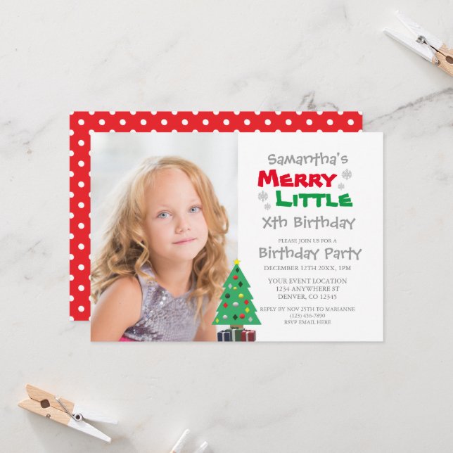 Invitación Feliz cumpleaños pequeño (Anverso/Reverso In Situ)