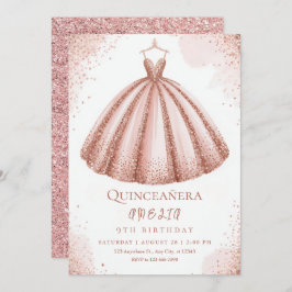 Invitación Feliz cumpleaños pequeño castillo de princesa