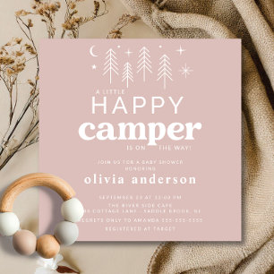 Invitación feliz de Camper Baby Shower