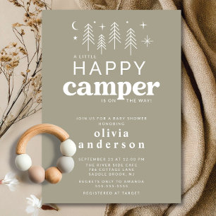 Invitación feliz de Camper Baby Shower