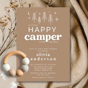 Invitación feliz de Camper Baby Shower