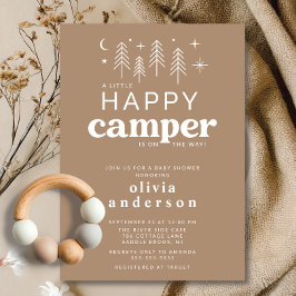 Invitación feliz de Camper Baby Shower