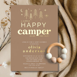 Invitación feliz de Camper Baby Shower