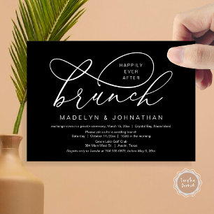 Invitación Feliz desde el almuerzo, Boda Elopement