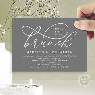 Invitación Feliz desde el almuerzo, Boda Elopement