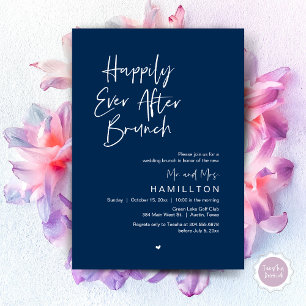 Invitación Feliz Desde El Brunch Hasta La Mañana Después De
