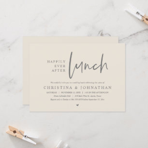 Invitación Feliz desde la celebración de la fiesta de la boda