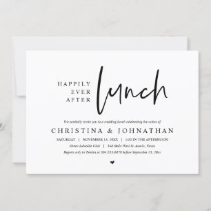 Invitación Feliz desde la celebración de la fiesta de la boda