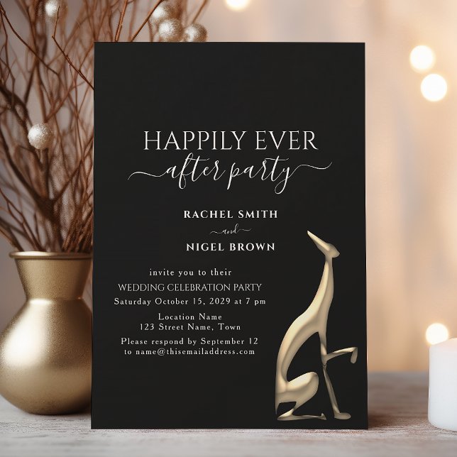 Invitación Feliz desde la recepción de la boda Fiesta (Subido por el creador)