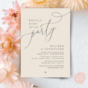 Invitación Feliz día a día después de la recepción del Fiesta