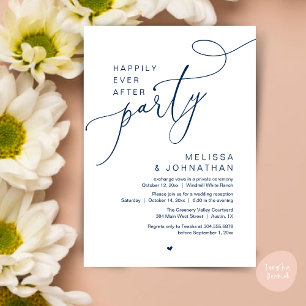 Invitación Feliz día a día después de la recepción del Fiesta