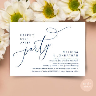 Invitación Feliz día a día después de la recepción del Fiesta