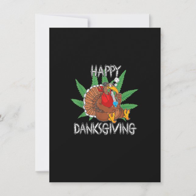 Invitación Feliz Día de Acción de Gracias, divertido camisón  (Anverso)