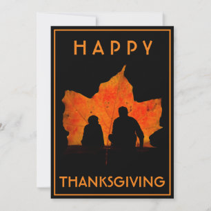 INVITACIÓN FELIZ DÍA DE ACCIÓN DE GRACIAS FAMILIA CENA FIESTA