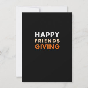Invitación Feliz Día de Amistad Camisa de Acción de Gracias
