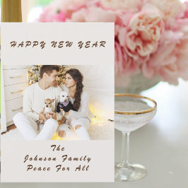 Invitación Feliz día de Año Nuevo Confetti
