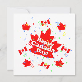 Invitación Feliz Día de Canadá Fiesta