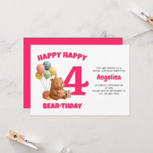 Invitación FELIZ DÍA DE CAPPY BRUH Cumpleaños personalizado d
