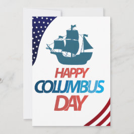 Invitación Feliz Día de Columbus
