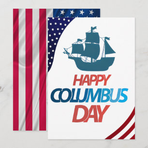 Invitación Feliz Día de Columbus