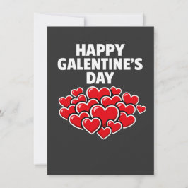 Invitación Feliz día de Galentine amiga del día de San Valent