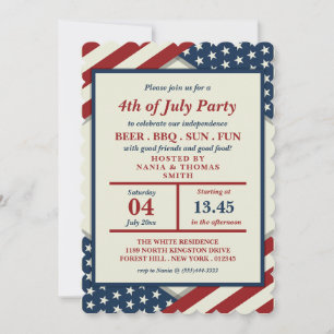 Invitación Feliz Día de la Independencia de América