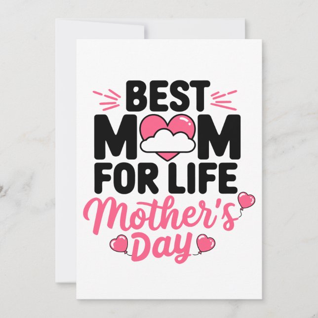 Invitación Feliz Día de la Madre (Anverso)