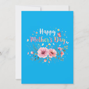 Invitación Feliz día de la madre 2026 Floral lindo para mujer