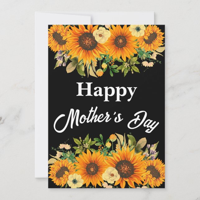 INVITACIÓN FELIZ DÍA DE LA MADRE REGALO MAMÁ (Anverso)
