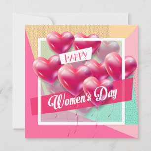 Invitación ¡Feliz día de la mujer! 8 de marzo Fiesta Internac