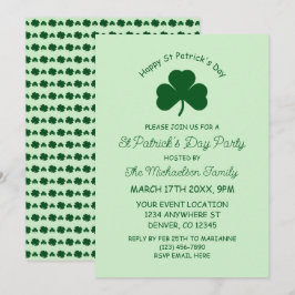 Invitación Feliz día de San Patricio
