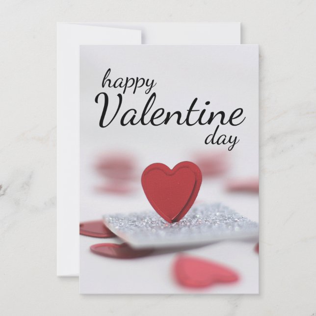 Invitación Feliz día de San Valentín (Anverso)
