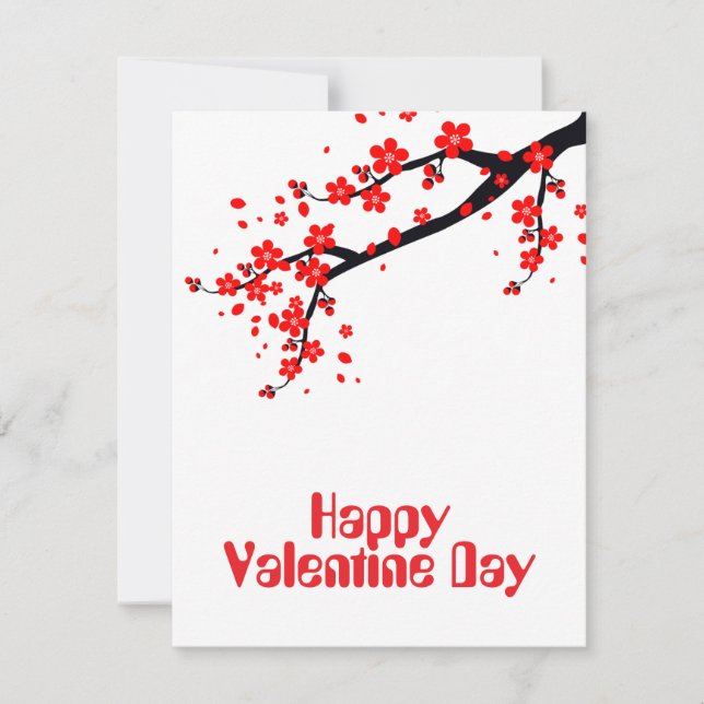 Invitación Feliz día de San Valentín (Anverso)
