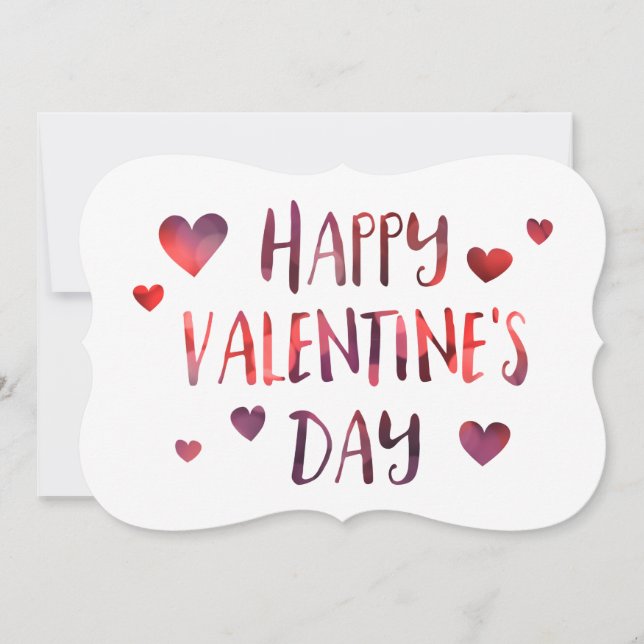 Invitación feliz día de San Valentín (Anverso)