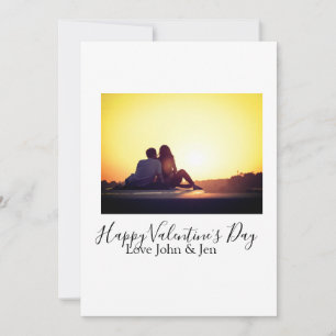 Invitación Feliz día de San Valentín amor agregar nombre foto