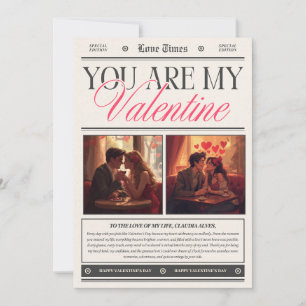 Invitación Feliz día de San Valentín Arte de Pared Romántico 