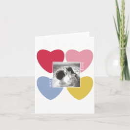 Invitación Feliz Día de San Valentín - collage de fotos de lo