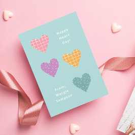 Invitación Feliz Día del Corazón Pastel Hearts Classroom Vale