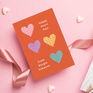 Invitación Feliz Día del Corazón Pastel Hearts Classroom Vale