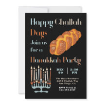 Feliz Día del Desafío Fiesta Hanukkah