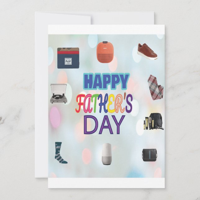 Invitación Feliz Día del Padre (Anverso)