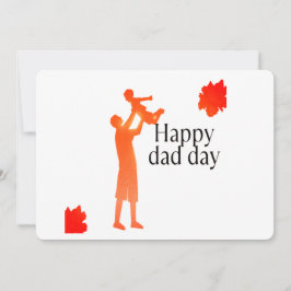 Invitación Feliz Día del Padre Mug - Regalo de silueta para p