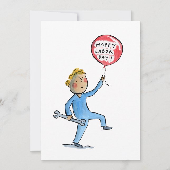 Invitación ¡Feliz Día del Trabajo! (Anverso)