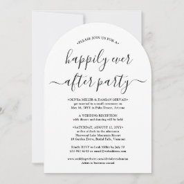 Invitación Feliz día después de la foto de la celebración del