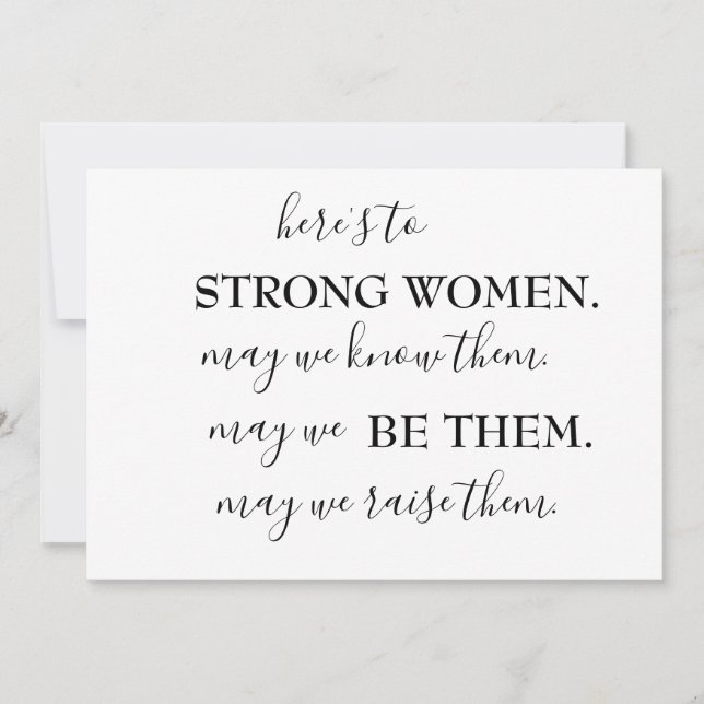 Invitación Feliz Día Internacional de la Mujer: Coffee Mug In (Anverso)