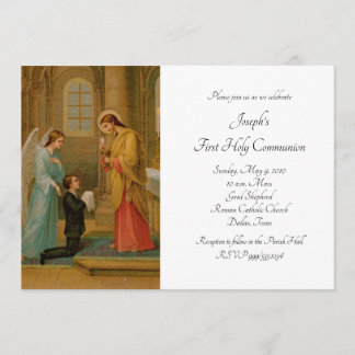 Invitación Feliz es la primera comunión del alma